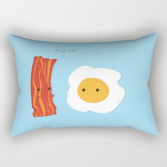 Would you be the bacon to my eggs? Rectangular Pillow