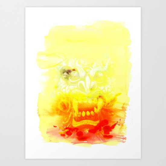 Démon Art Print