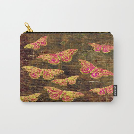 Vintage Butterflies Carry-All Pouch