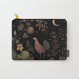 Wild Chicken with Autumn Vines Carry-All Pouch
