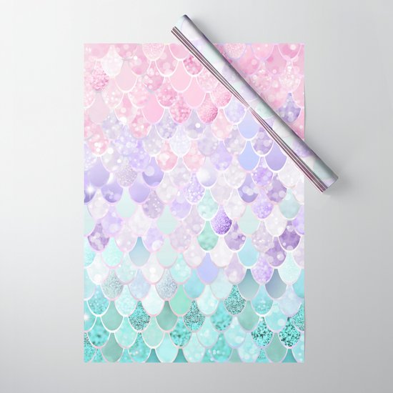iridescent wrapping paper