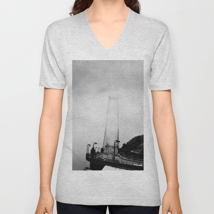 Golden Gate V Neck T Shirt