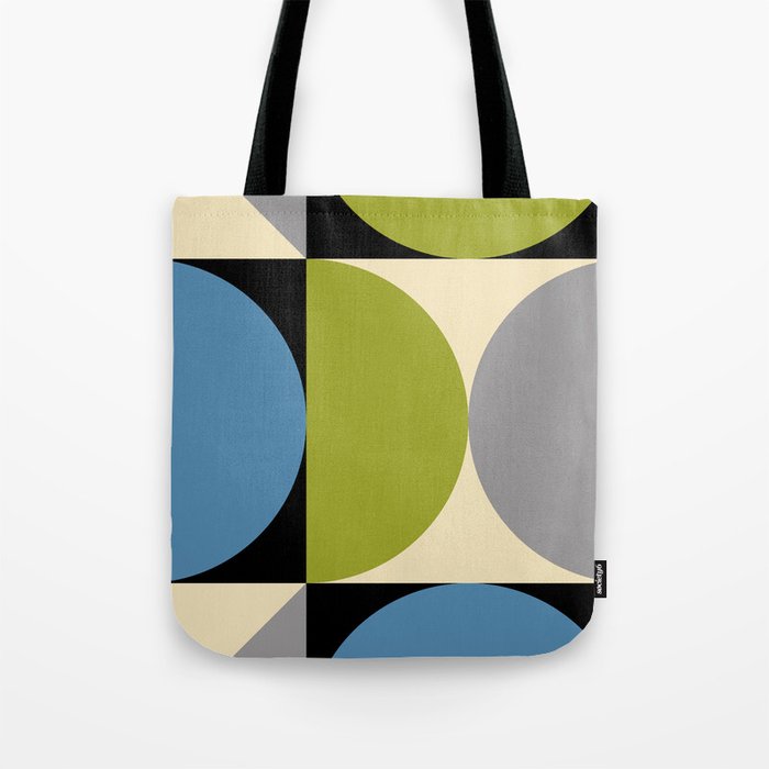 Mid Century Modern Geometric Abstract 242 Tote Bag