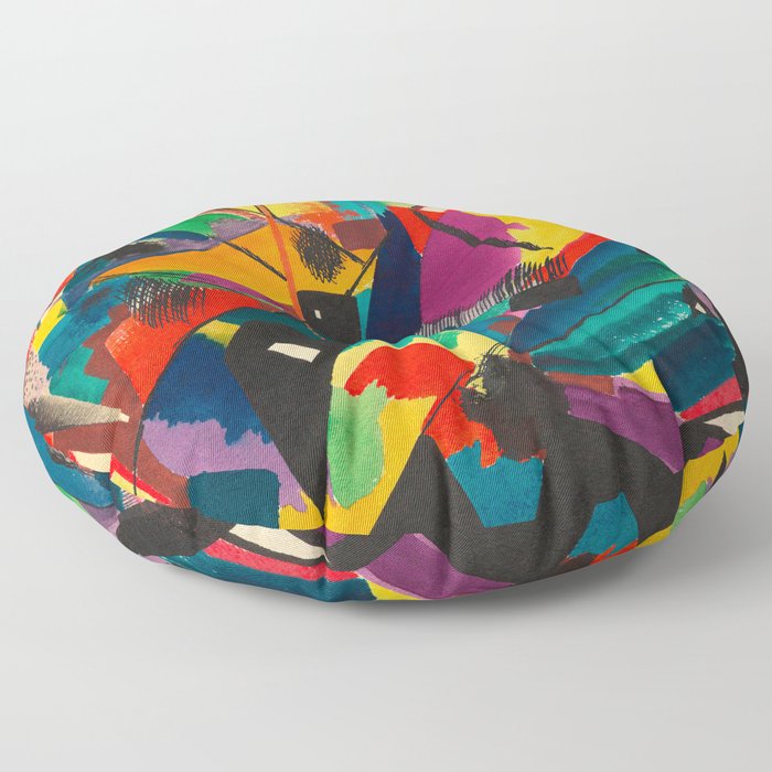 Dissonances Karl Wiener Floor Pillow