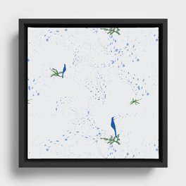 Nightfall (off-white) Framed Canvas