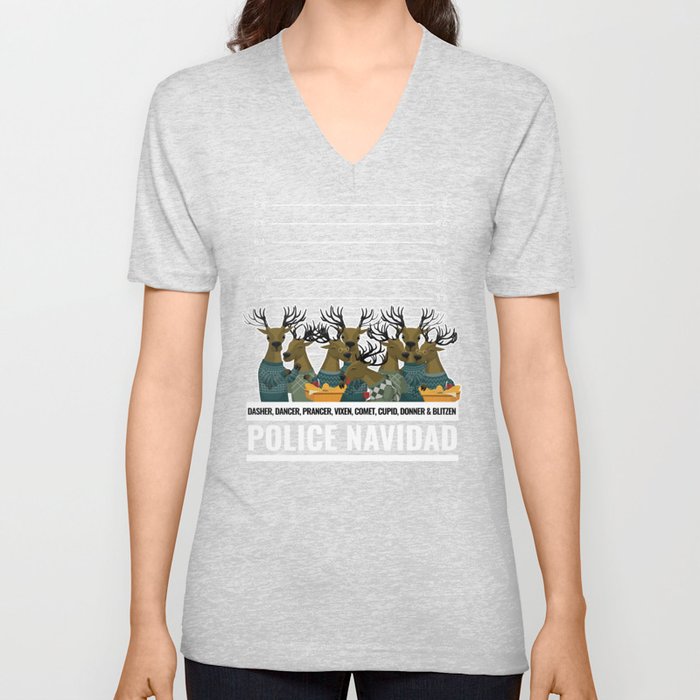 Funny Police Christmas Shirt Ugly Sweater Gift for Cops and Law
