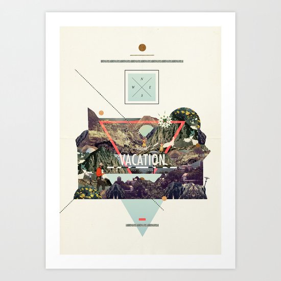 island Vacation Art Print