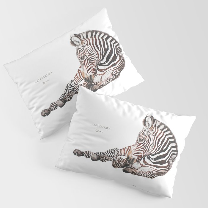 Grevy's Zebra Foal | DEAU Pillow Sham
