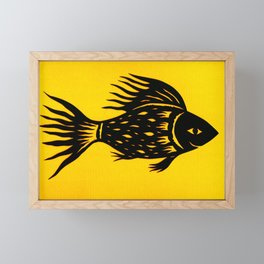 Sun Fish Framed Mini Art Print