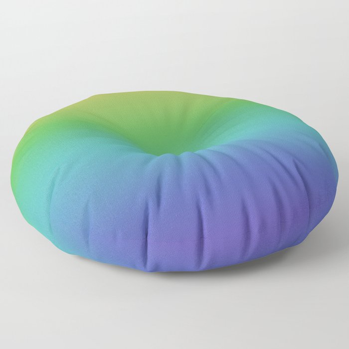 Dark Rainbow Ombre! Floor Pillow