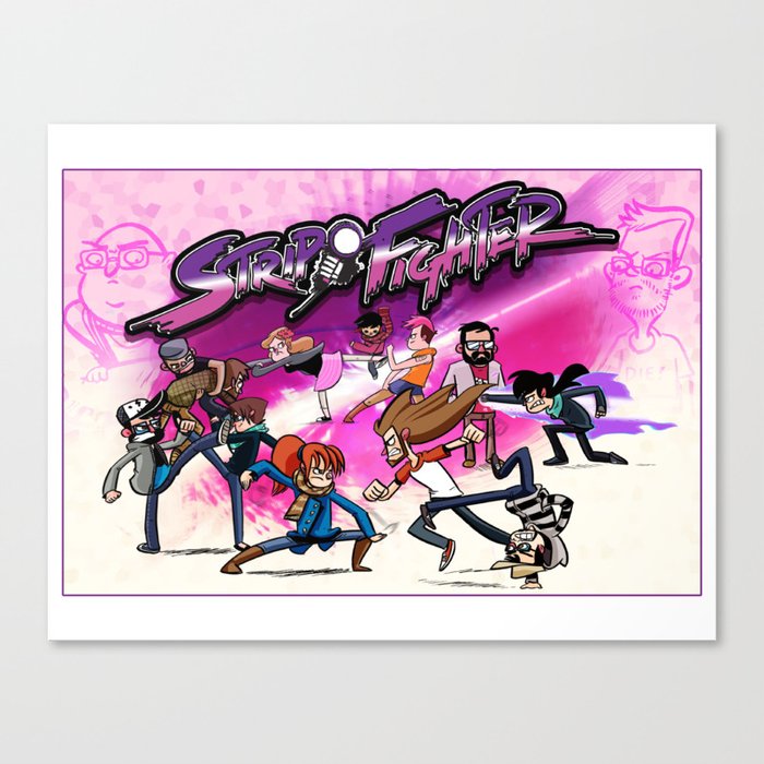 Strip Fighter Canvas Print