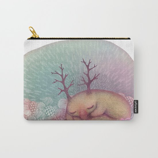 Deep Winter Dreaming (With Eyes Closed) Carry-All Pouch