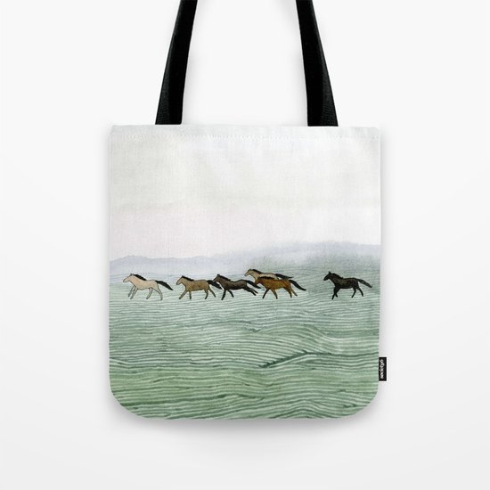 Wild Horses Tote Bag