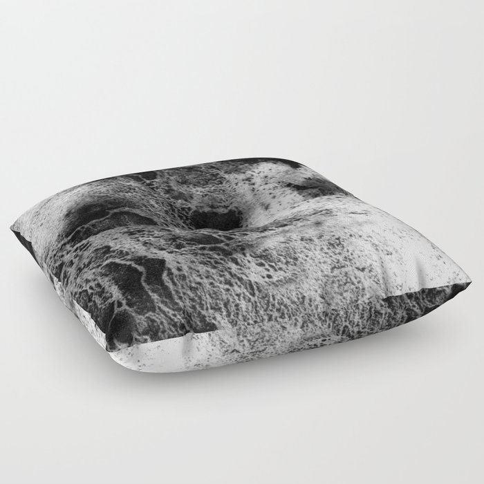 The Teresa / Charcoal + Water Floor Pillow