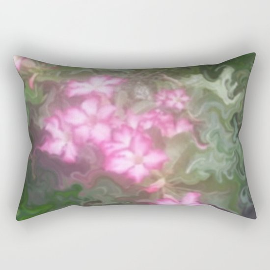 Pretty Love Flowers Rectangular Pillow