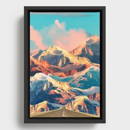 Mountain Road Framed Canvas