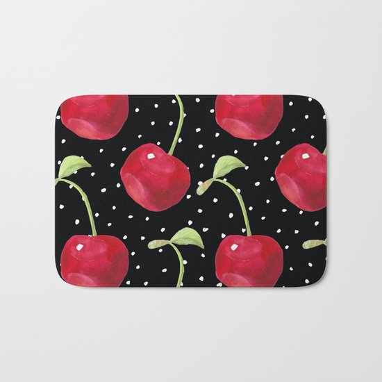 Cherry pattern III Bath Mat