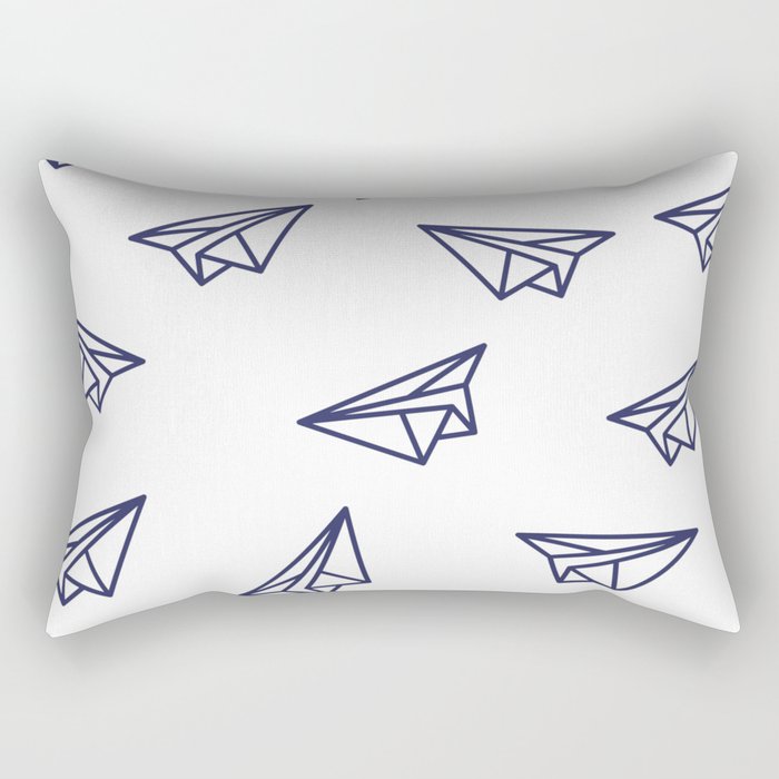 Paper Airplanes Rectangular Pillow