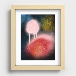 Abstract Spray Paint Art Street Culture  Recessed Framed Print