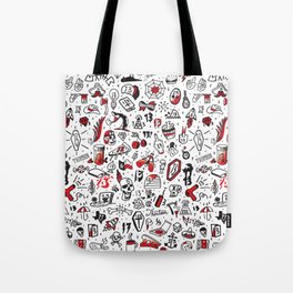Friday the 13th Tattoo Flash Tote Bag