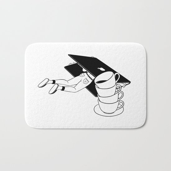 Work Work Work Bath Mat