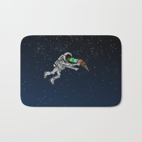 Spacetime Sadness Bath Mat