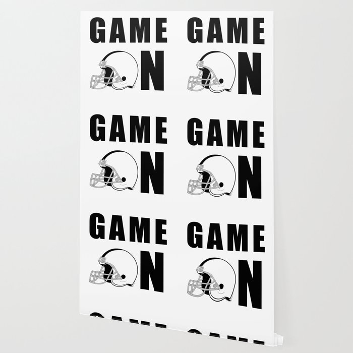 Game On Helmet American Football Design Wallpaper By Shirtbutler