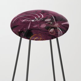Beauty in Movement Mauve  Counter Stool