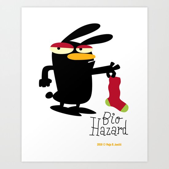 Bio Hazard / Art print Art Print