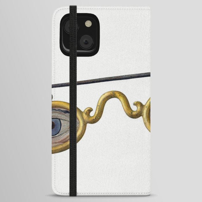 Shop Sign Spectacles iPhone Wallet Case