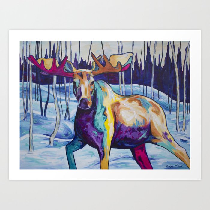 Moose Art Print