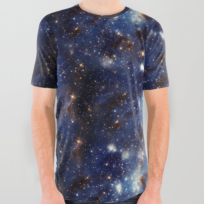 Nebula texture #39: Sparkler All Over Graphic Tee