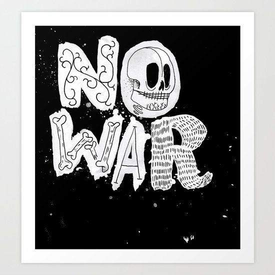 No War Art Print