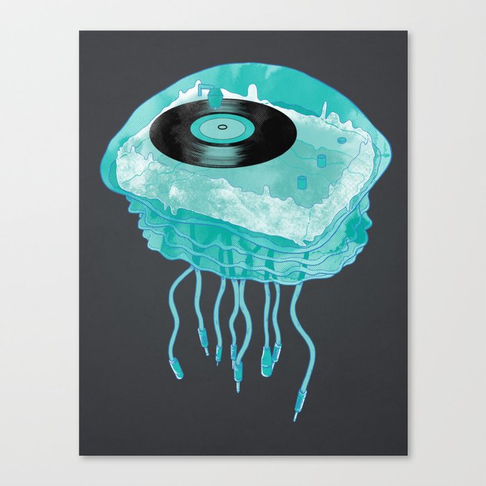 Deep Sea Audiophile Canvas Print