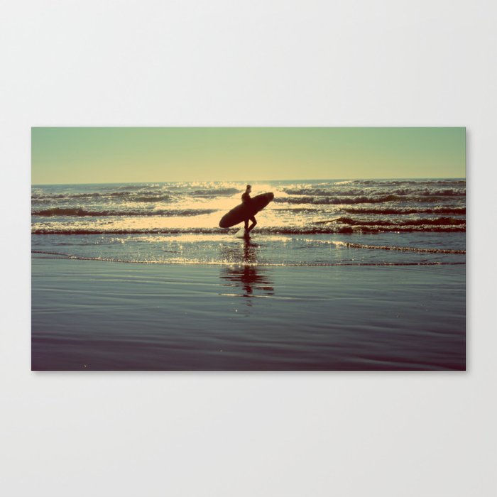 Evening Surf Canvas Print