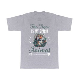 The Tiger Is My Spirit Animal Funny Gift Tiger T Shirt