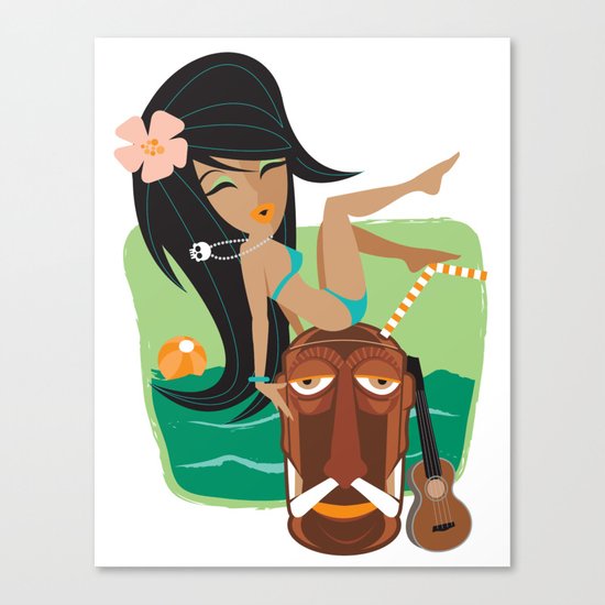 Belly Hai Canvas Print