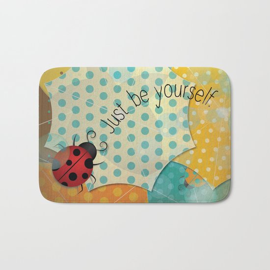 Ladybug II - Just be Yourself Bath Mat