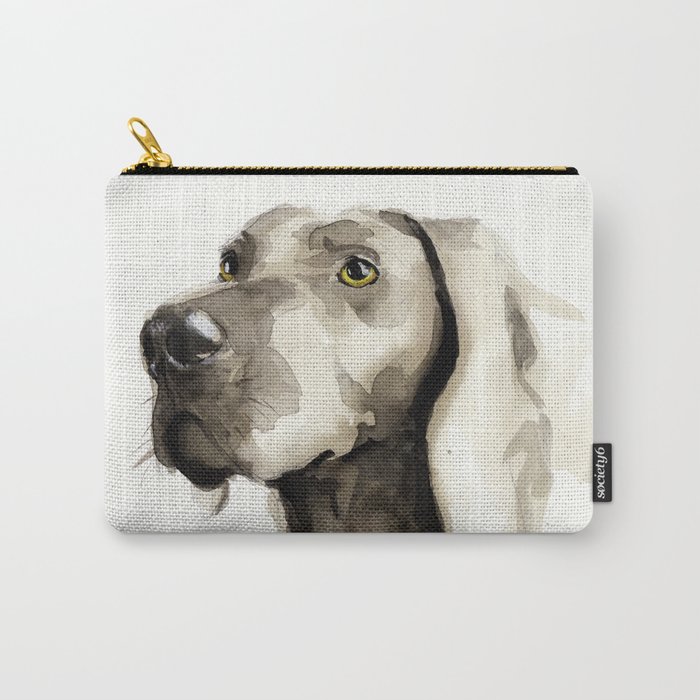 Dogportrait Weimaraner Carry-All Pouch