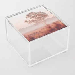 Foggy sunrise on the heath | Nature Acrylic Box