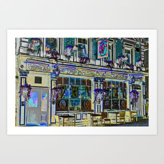 The Sherlock Holmes Pub London Art Print
