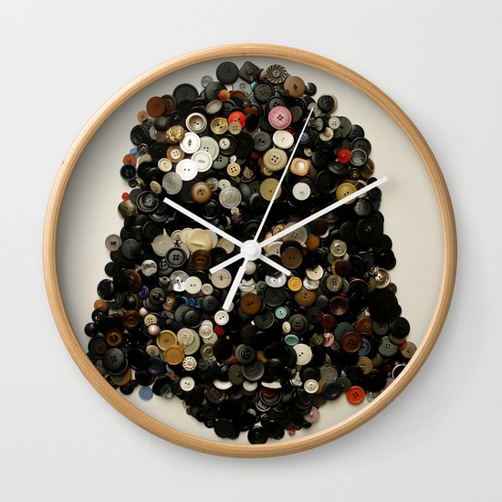 Darth Buttons Wall Clock