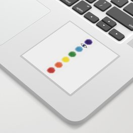Rainbow chakras Sticker