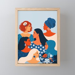 Worldwide Women Framed Mini Art Print
