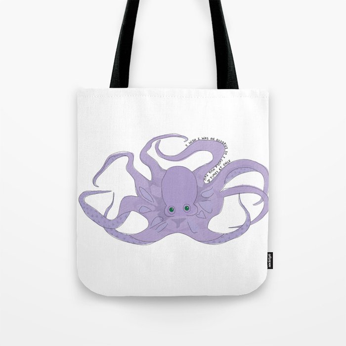 Octopus Hugs Tote Bag