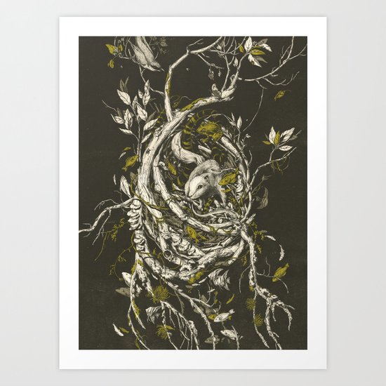 The Mangrove Tree Art Print