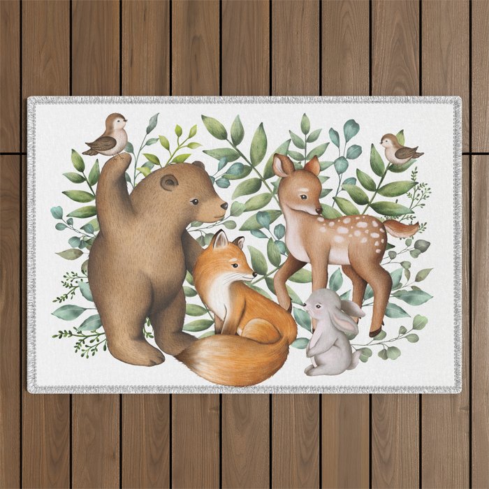 Forest Fable Outdoor Rug