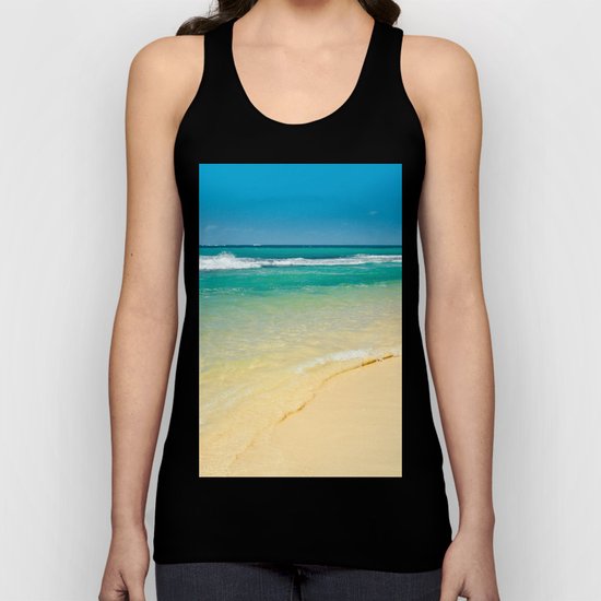maui beaches into the blue Unisex Tank Top
