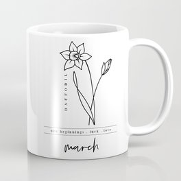 March Birth Flower | Daffodil Mug