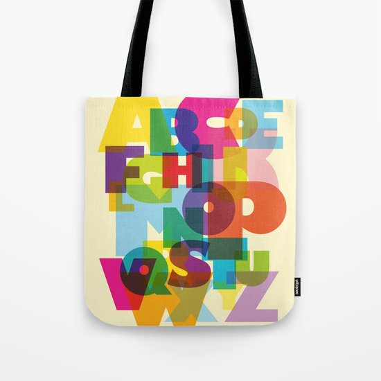 ABC in colour Tote Bag